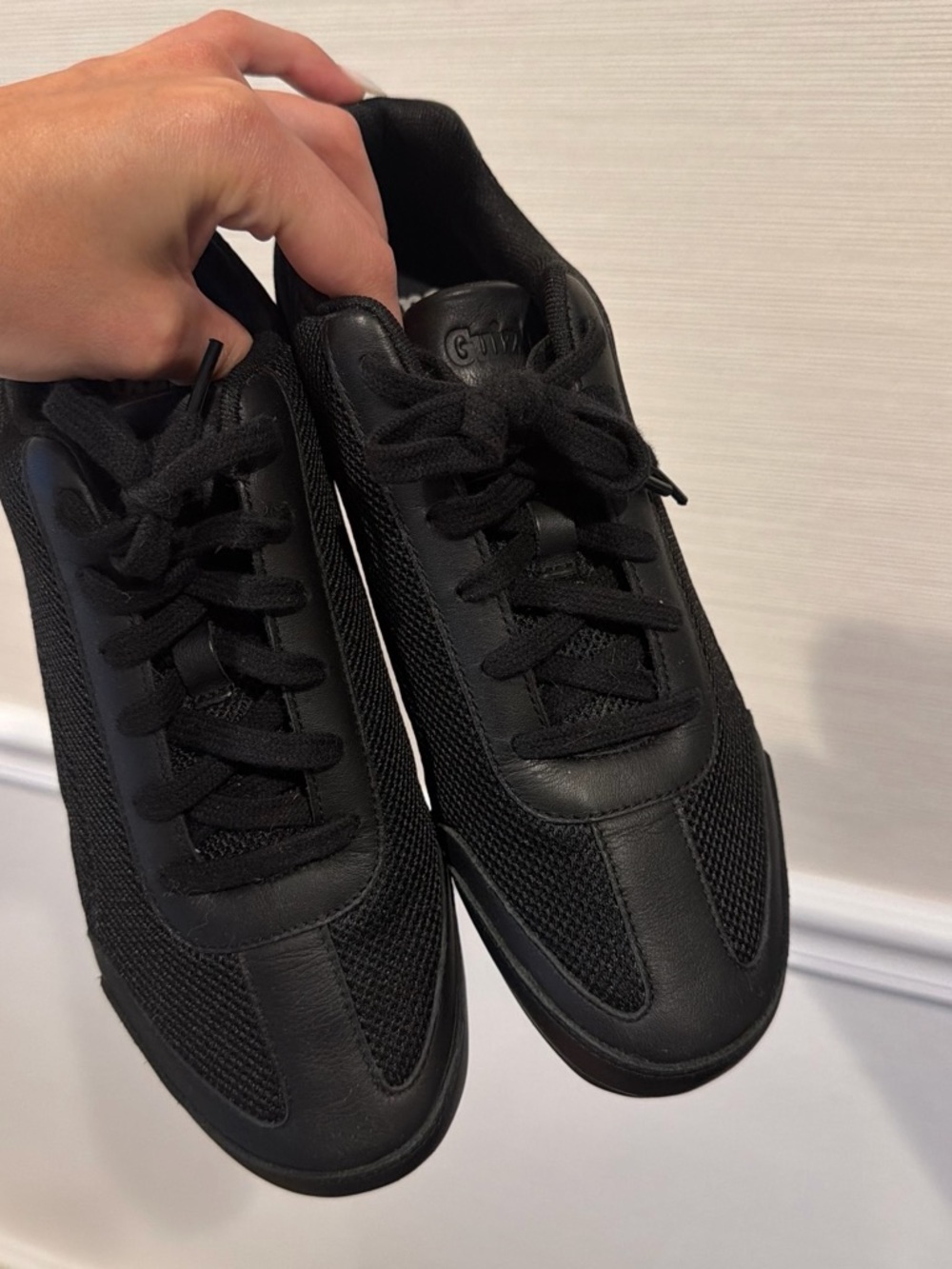 Danielle Guizio Black Women's Athletic Sneakers